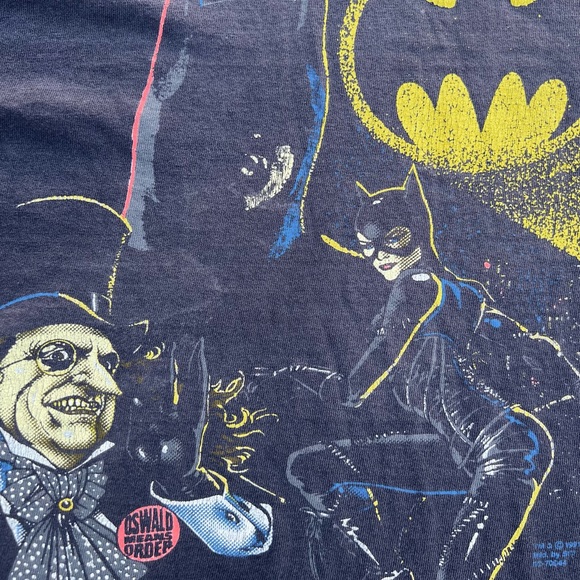 Original Vintage 1991 Batman Returns T-shirt - Picture 7 of 10
